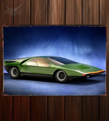 Металлическая табличка Alfa Romeo Carabo Металлическая табличка Alfa Romeo Carabo